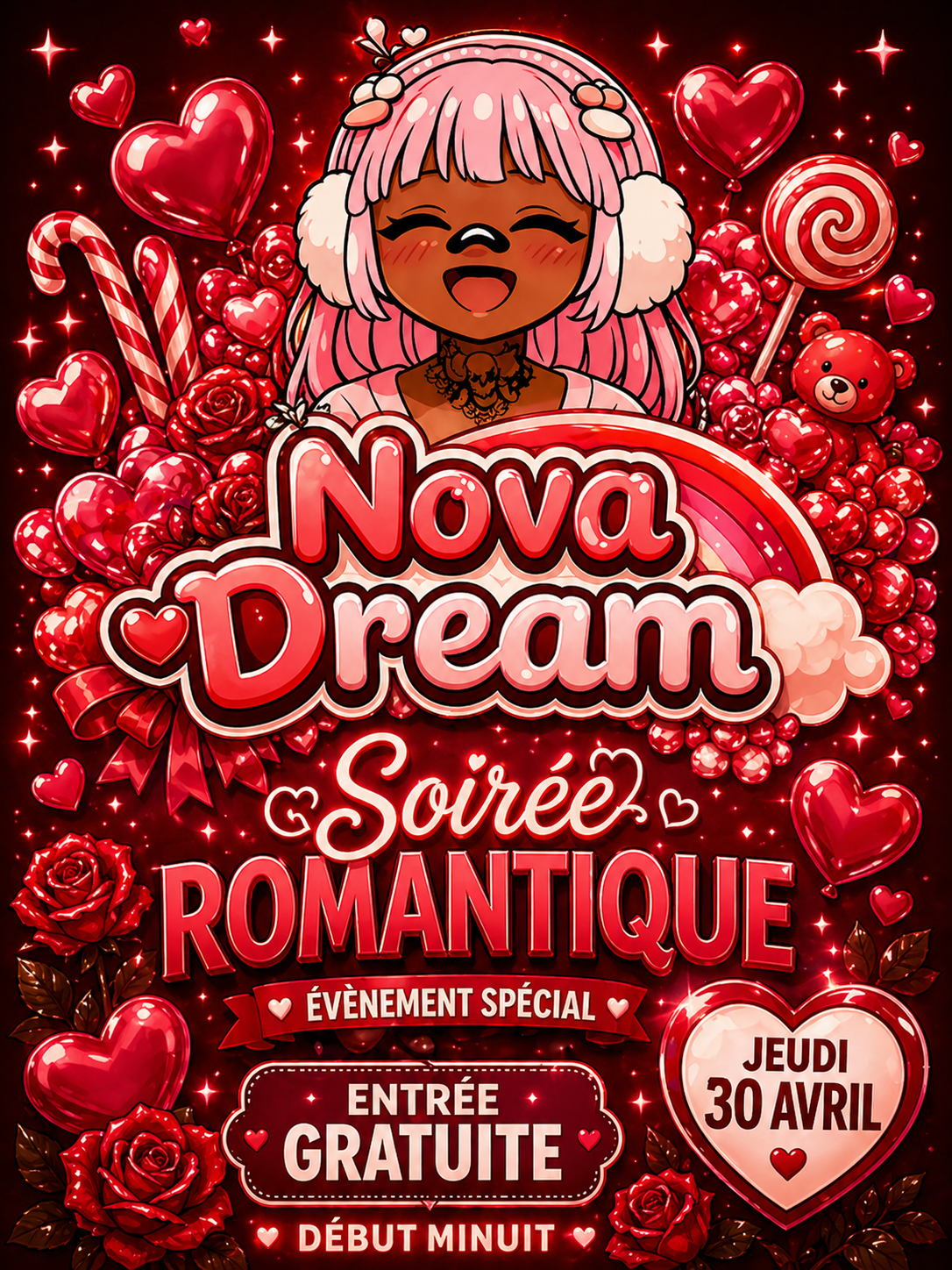 Soirée romantique au NOVA DREAM