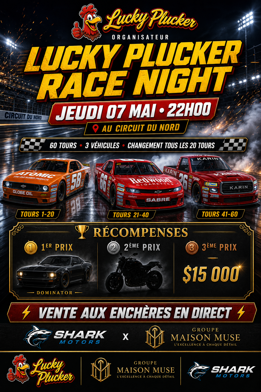LUCKY PLUCKER RACE NIGHT